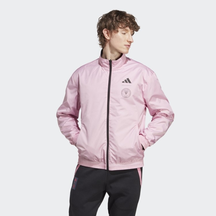 Jaqueta Preta Adidas Inter Miami Cf Hino