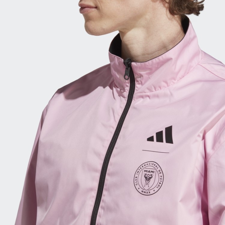 Jaqueta Preta Adidas Inter Miami Cf Hino