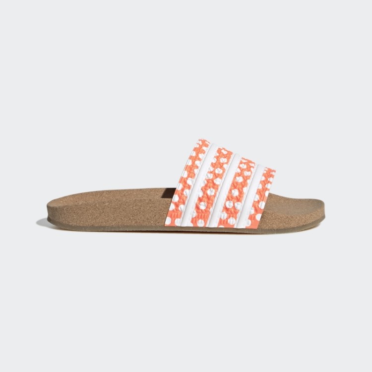 Adilette Desliza Adidas Feixe Laranja