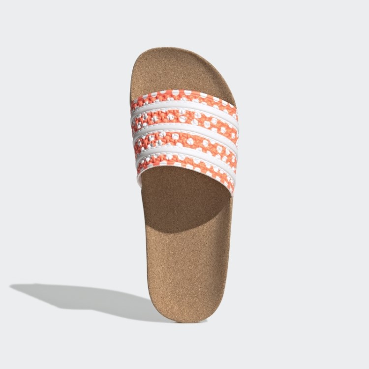 Adilette Desliza Adidas Feixe Laranja