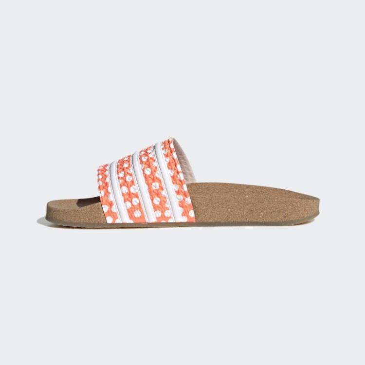 Adilette Desliza Adidas Feixe Laranja