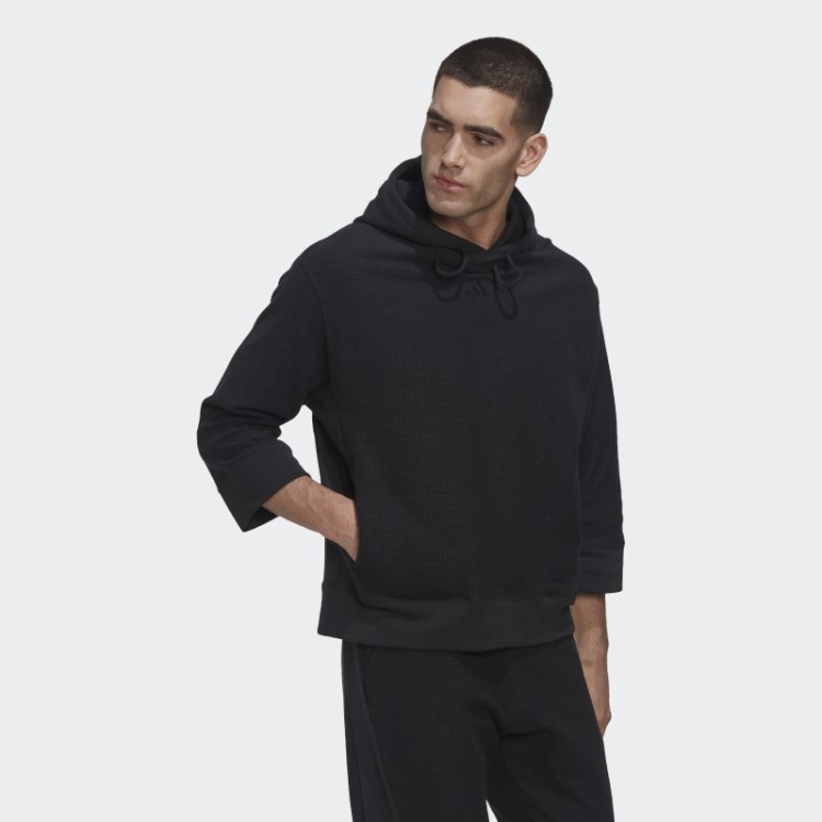 Moletom Com Capuz French Terry Invertido (gênero Neutro) Adidas Preto