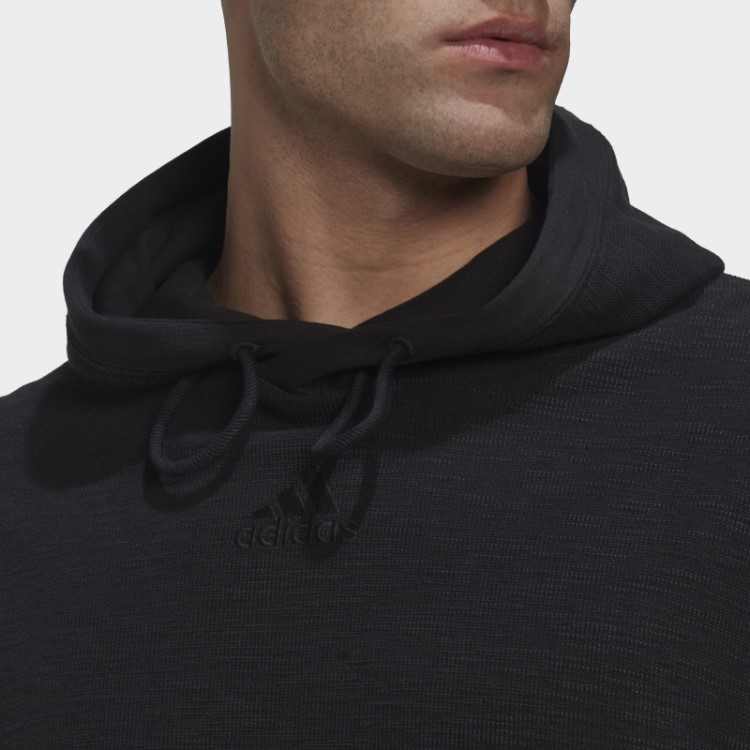Moletom Com Capuz French Terry Invertido (gênero Neutro) Adidas Preto