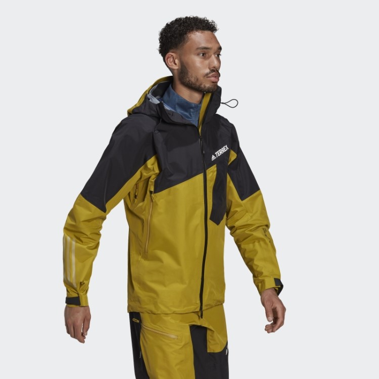 Jaqueta Profissional Olive Terrex Techrock Gore-tex Adidas
