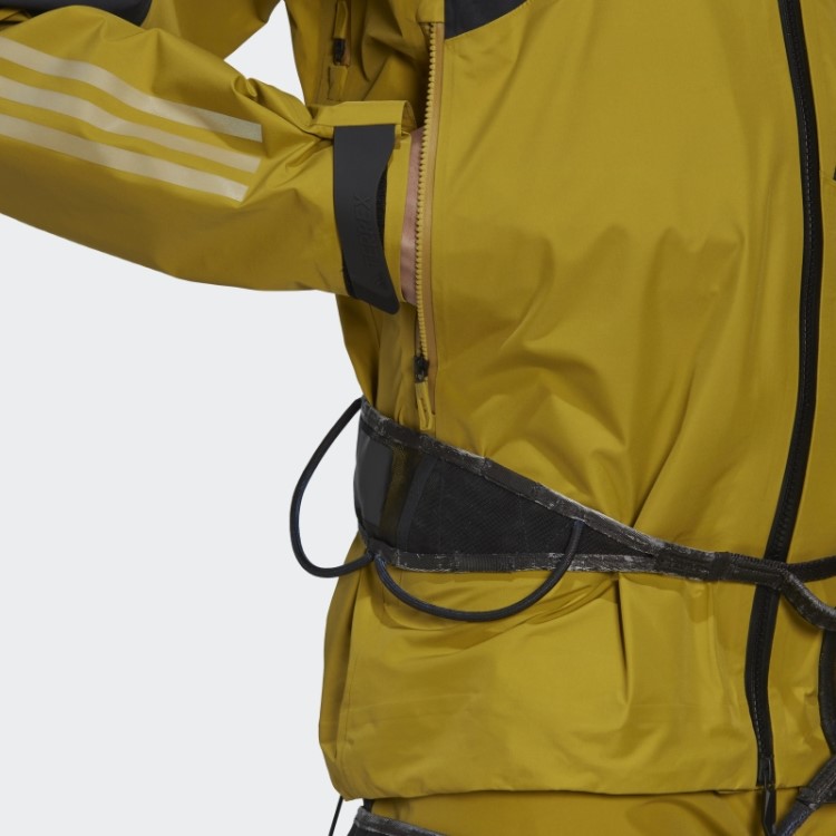 Jaqueta Profissional Olive Terrex Techrock Gore-tex Adidas