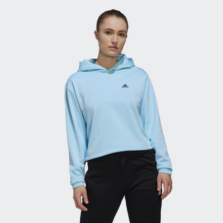 Moletom Aeroready Azul Adidas
