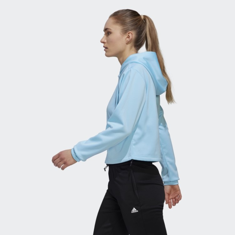 Moletom Aeroready Azul Adidas