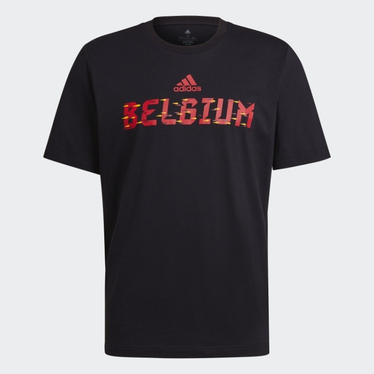 Camiseta Belga Copa Do Mundo Da Fifa 2022 Preta Adidas