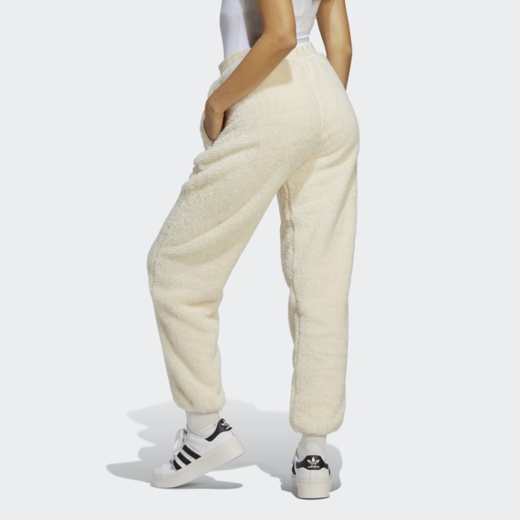 Adidas Essentials+ Fofo Teddy Jogger Branco