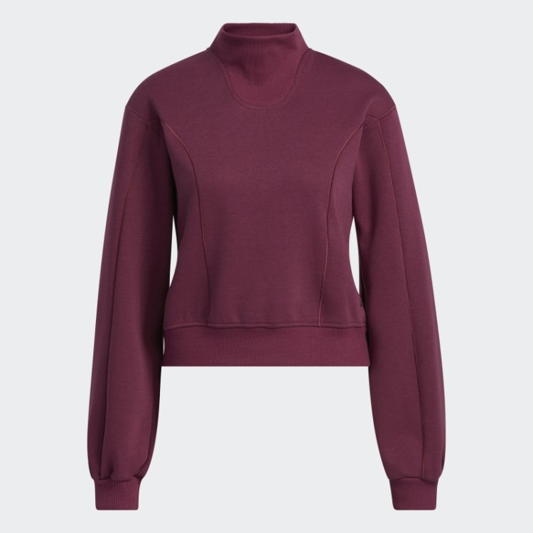 Top Adidas Yoga Em Camadas Carmesim