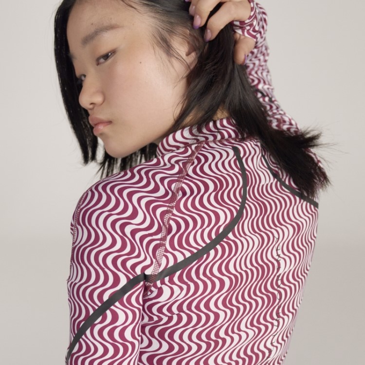 Adidas By Stella Mccartney Truepurpose Manga Longa Estampada Branca
