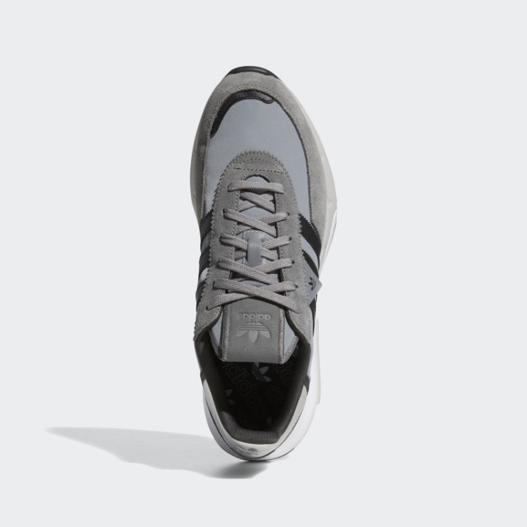 Sapatos Adidas Retropy F2 Cinza Moda