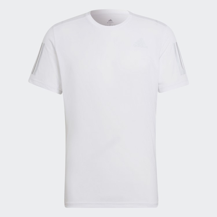 Possui A Camiseta Run Adidas Branca