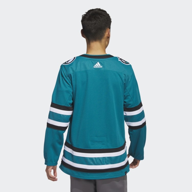 Camisa Dos Tubarões Casa Autêntica Adidas Azul Turquesa