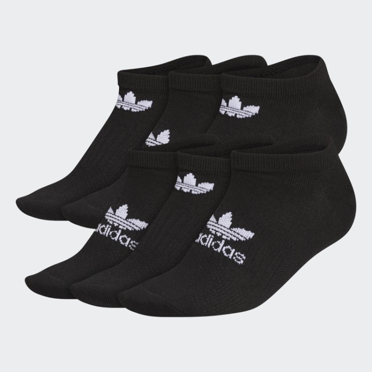 Meia Adidas Black Classic Superlite No-show 6 Pares
