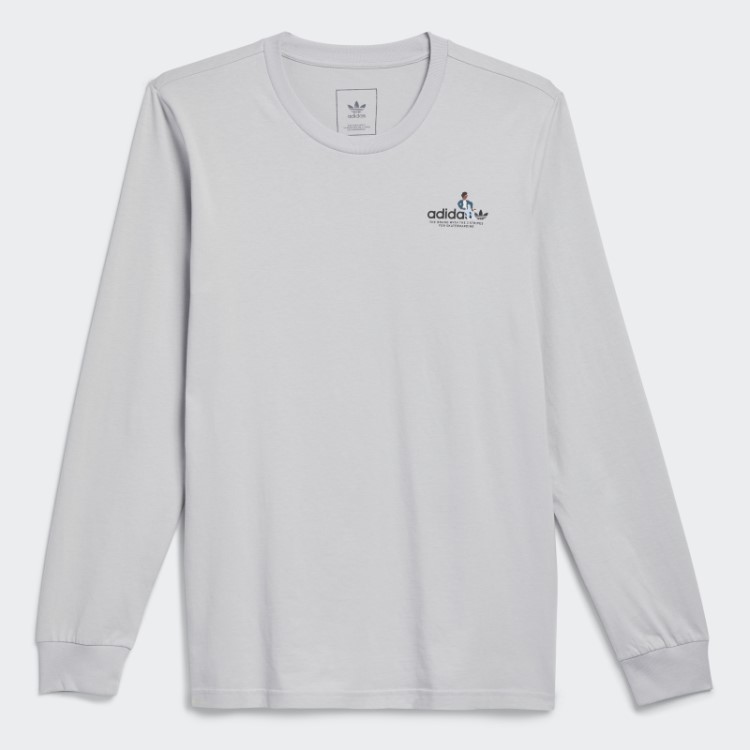 Mettz The Steps Camiseta Manga Longa Adidas Cinza
