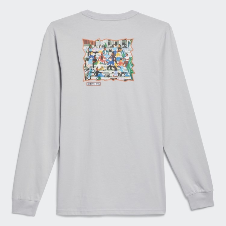 Mettz The Steps Camiseta Manga Longa Adidas Cinza