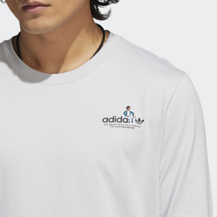 Mettz The Steps Camiseta Manga Longa Adidas Cinza