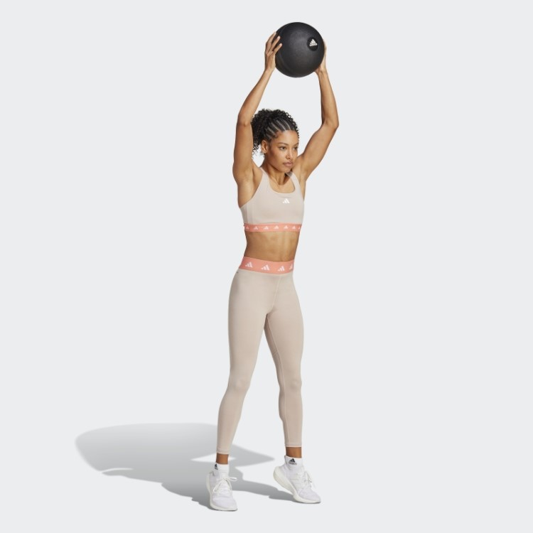Leggings Adidas Taupe Techfit 7/8