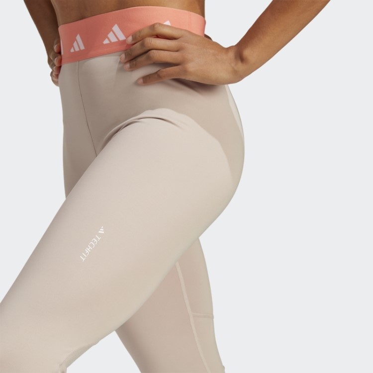 Leggings Adidas Taupe Techfit 7/8