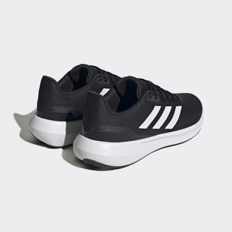 Tênis De Corrida Baixo Adidas Runfalcon 3 Cloudfoam Preto