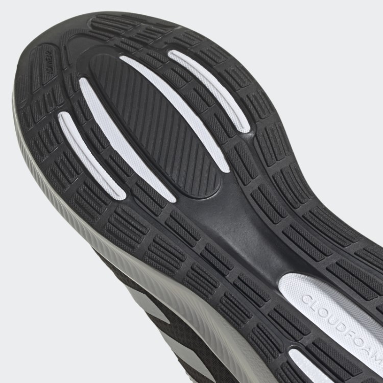 Tênis De Corrida Baixo Adidas Runfalcon 3 Cloudfoam Preto