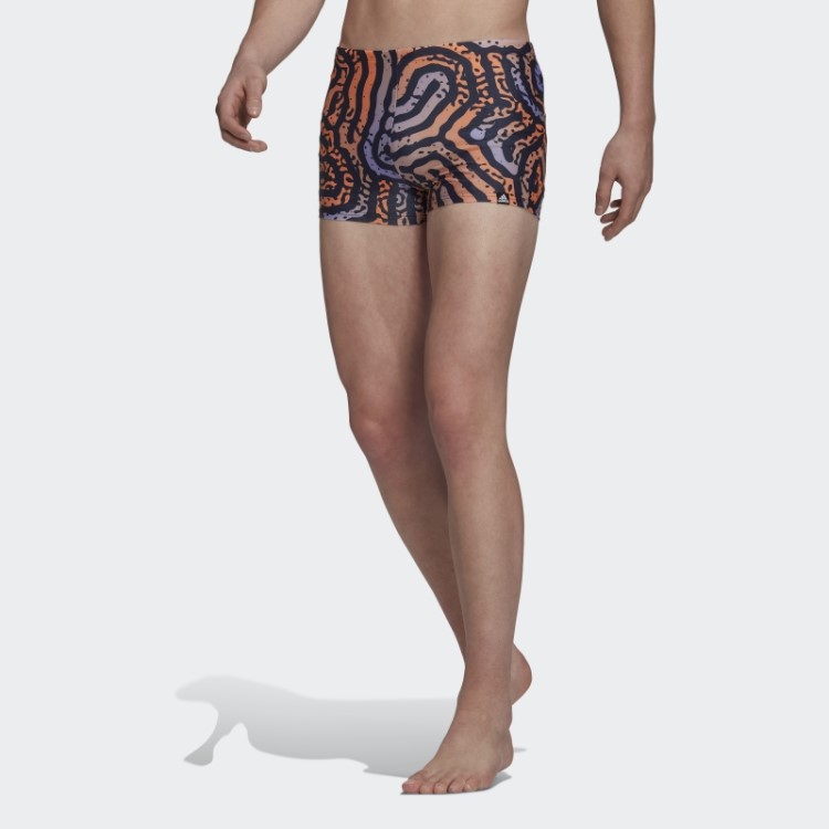 Boxer De Natação Adidas Ink Color Maze