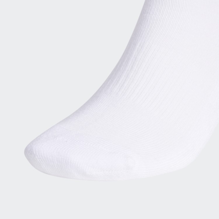 Tripulação Almofadada Atlética 6 Pares Adidas Branco