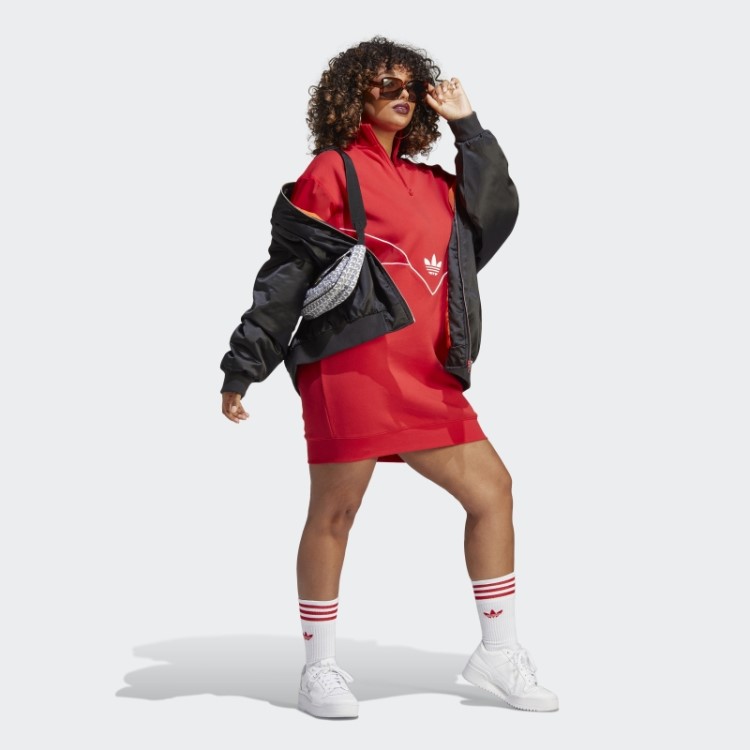 Adidas Originals Vestido Escarlate