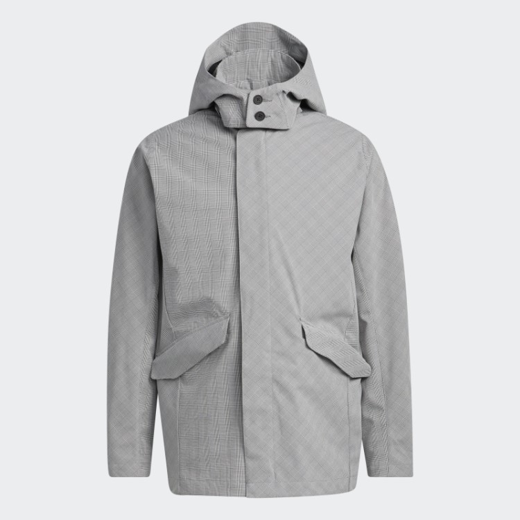 Jaqueta Adidas Cinza Adicross Elements Com Zíper Completo