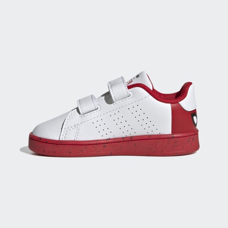 Adidas X Marvel Advantage Tênis Spider-Man Gancho Branco Quente