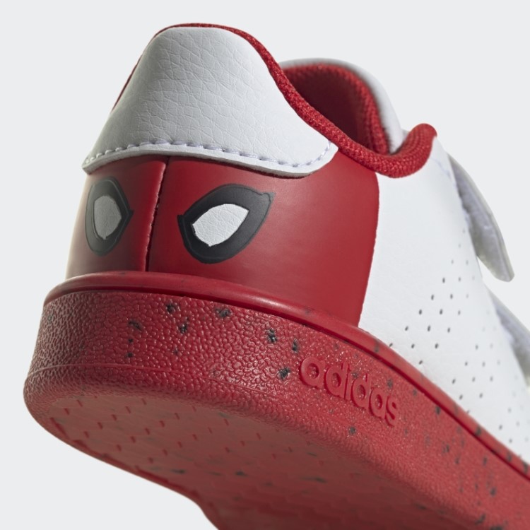 Adidas X Marvel Advantage Tênis Spider-Man Gancho Branco Quente