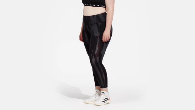 Meia-calça Adidas X Thebe Magugu Tênis New York 7/8 (tamanho Grande) Preto Quente