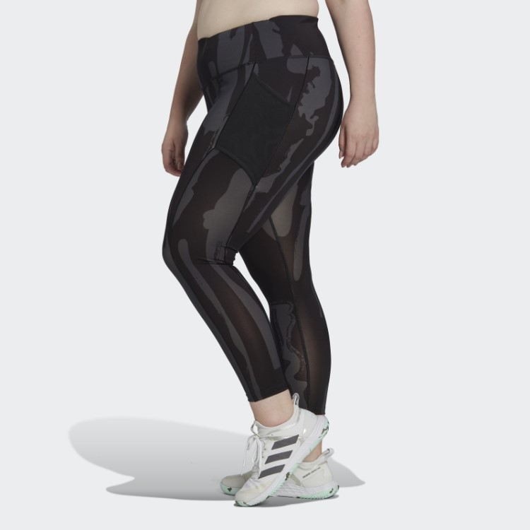 Meia-calça Adidas X Thebe Magugu Tênis New York 7/8 (tamanho Grande) Preto Quente