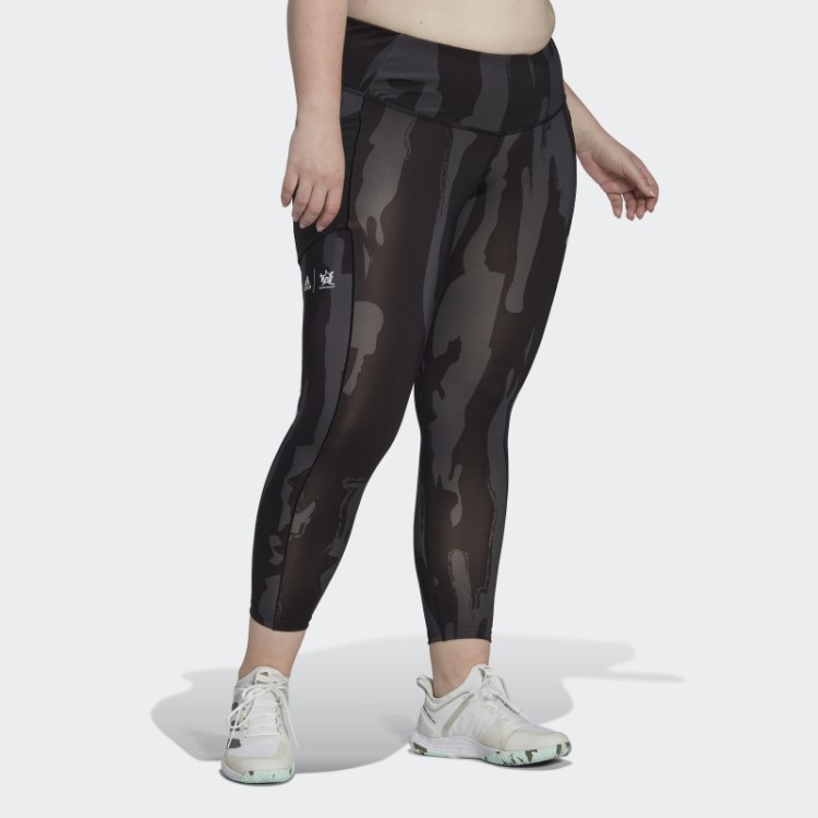 Meia-calça Adidas X Thebe Magugu Tênis New York 7/8 (tamanho Grande) Preto Quente