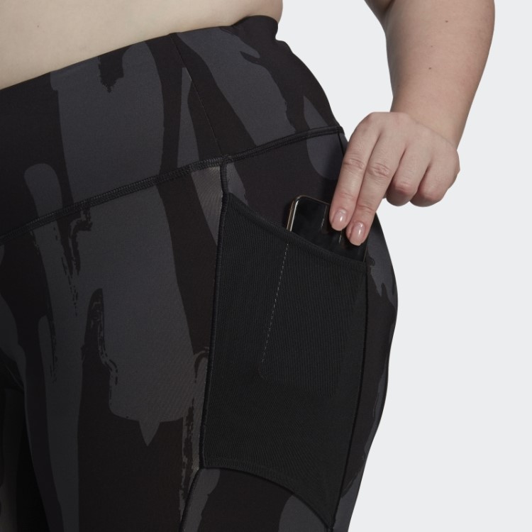 Meia-calça Adidas X Thebe Magugu Tênis New York 7/8 (tamanho Grande) Preto Quente