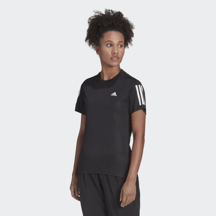 Adidas Possui A Camiseta Preta Run