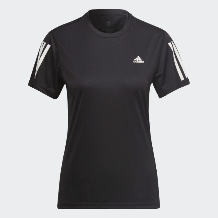 Adidas Possui A Camiseta Preta Run