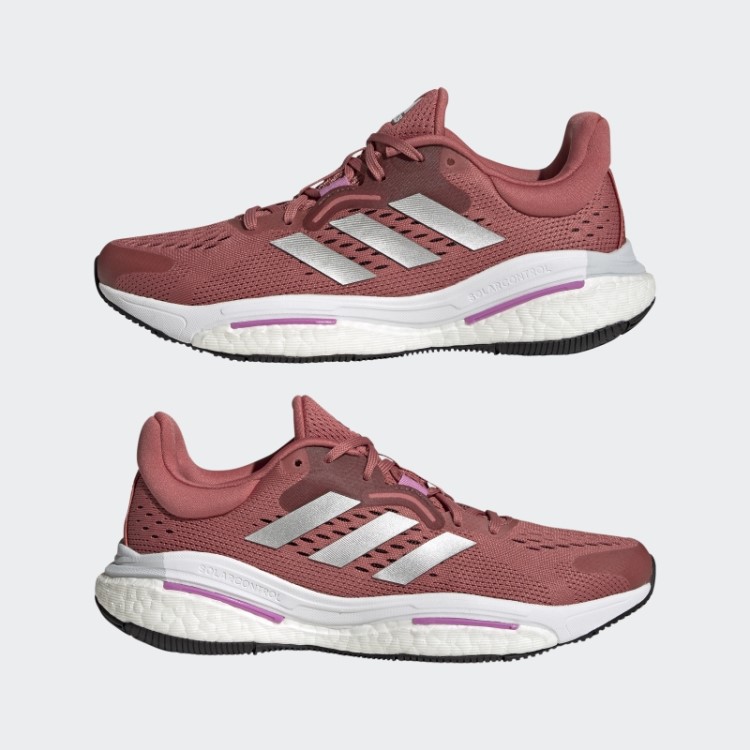 Tênis De Corrida Vermelho Solarcontrol Adidas