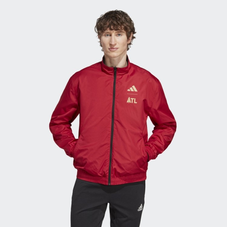 Atlanta United Fc Hino Jaqueta Preta Adidas