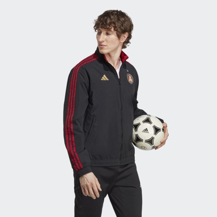 Atlanta United Fc Hino Jaqueta Preta Adidas
