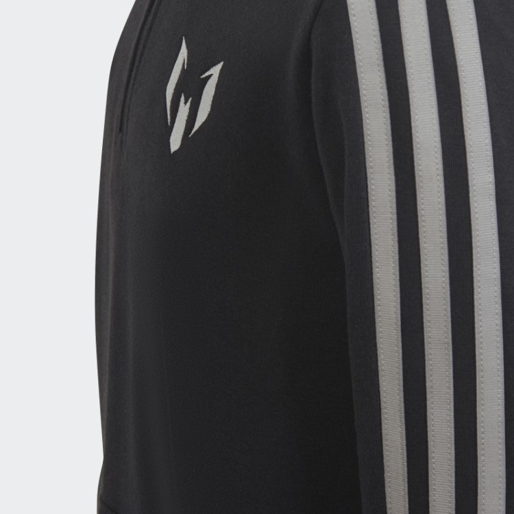 Moletom Com Capuz Preto Adidas Messi