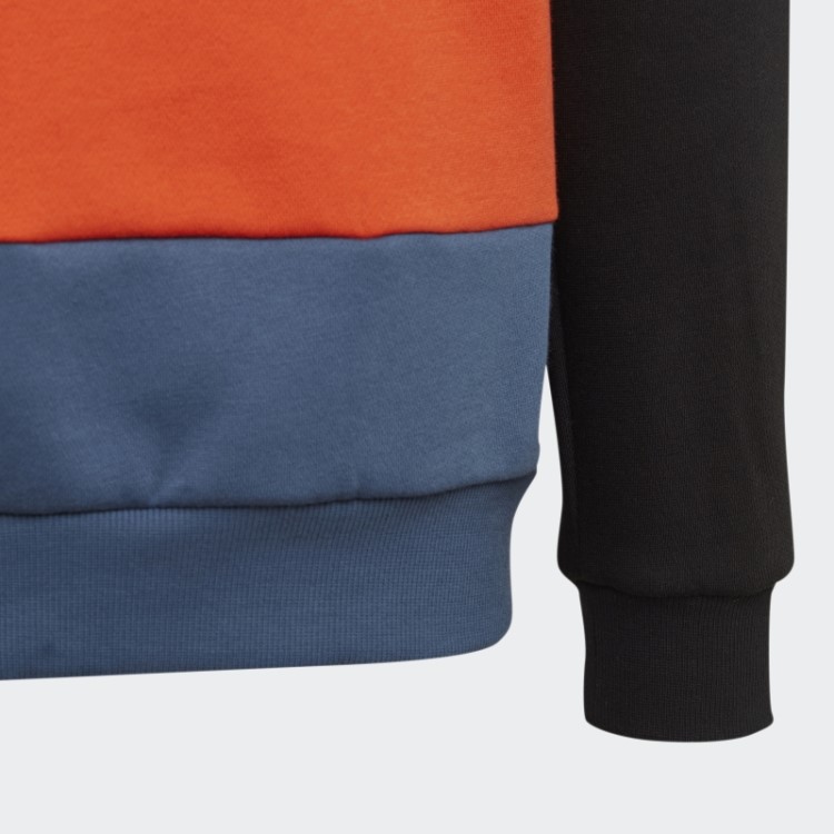 Adidas Colorblock Moletom De Lã Preto