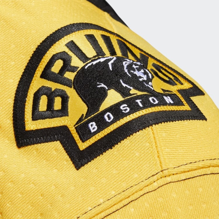 Bruins Home Autêntico Jersey Preto Adidas
