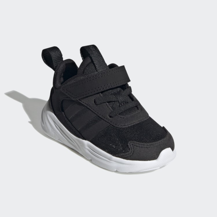 Adidas Ozelle Running Elastic Lace Preto Com Sapato Top Strap