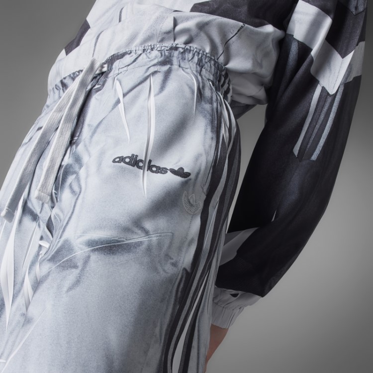 Calça Esportiva De Futebol Em Tecido Adidas Versão Azul Cinza