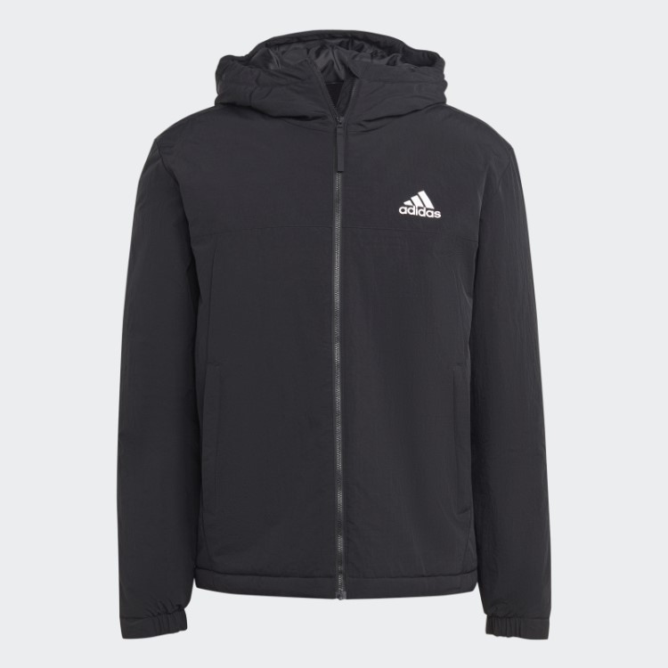 Jaqueta Com Capuz E Isolamento Resistente Preto Bsc Da Adidas