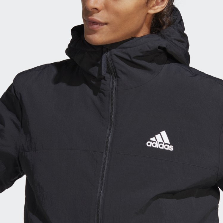 Jaqueta Com Capuz E Isolamento Resistente Preto Bsc Da Adidas