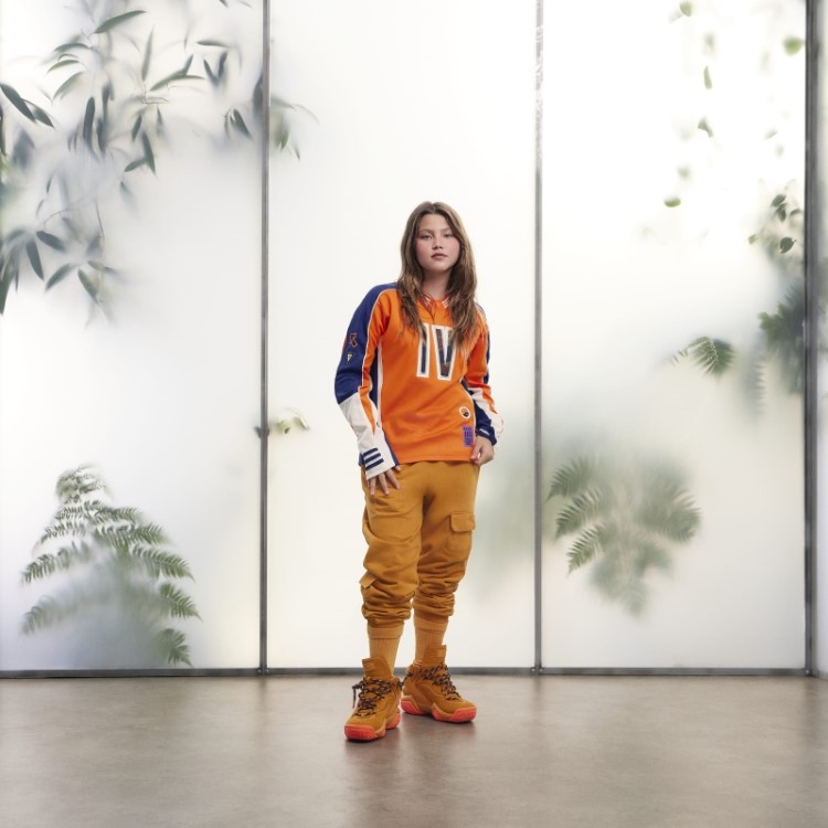 Jersey Top Laranja Adidas