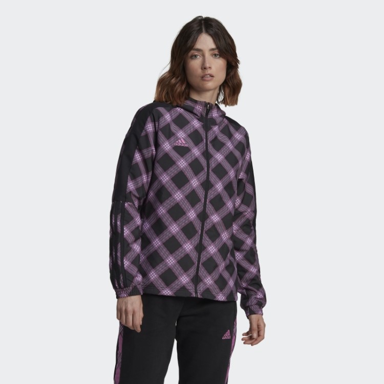 Blusão De Inverno Adidas Tiro Lilás
